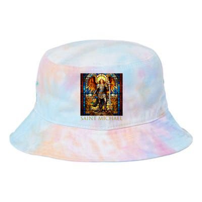 Saint Michael The Archangel Tie Dye Newport Bucket Hat