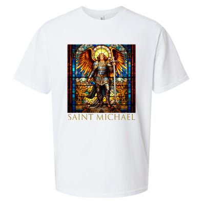 Saint Michael The Archangel Sueded Cloud Jersey T-Shirt