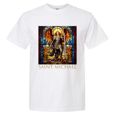 Saint Michael The Archangel Garment-Dyed Heavyweight T-Shirt