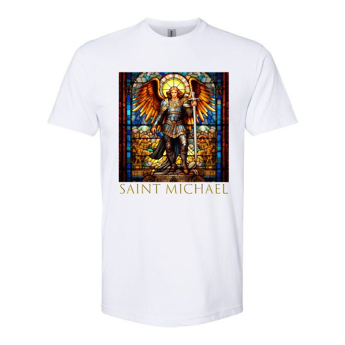 Saint Michael The Archangel Softstyle CVC T-Shirt