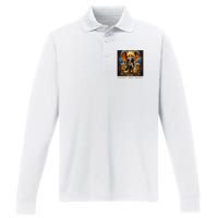 Saint Michael The Archangel Performance Long Sleeve Polo