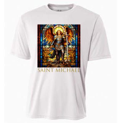 Saint Michael The Archangel Cooling Performance Crew T-Shirt