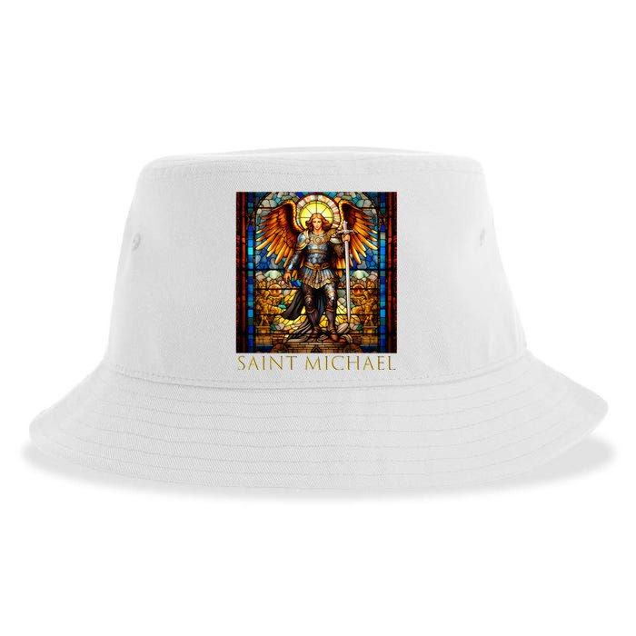 Saint Michael The Archangel Sustainable Bucket Hat