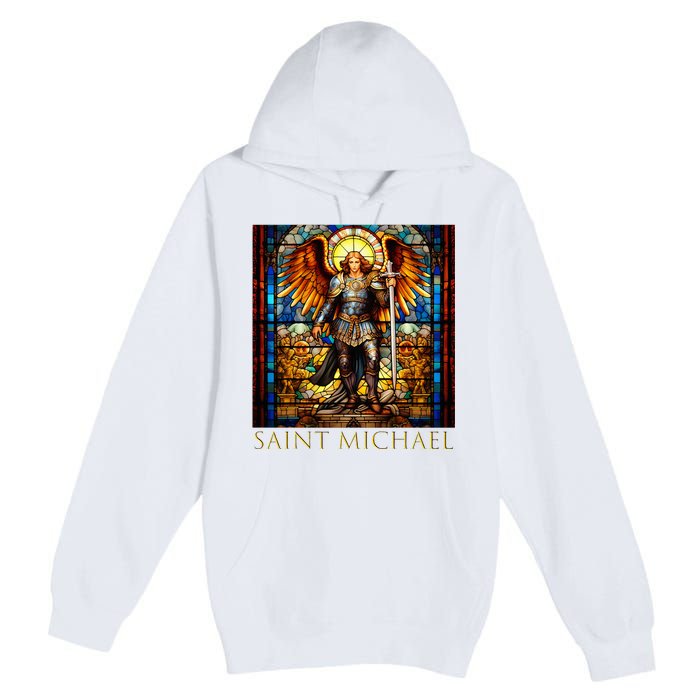 Saint Michael The Archangel Premium Pullover Hoodie