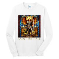 Saint Michael The Archangel Tall Long Sleeve T-Shirt