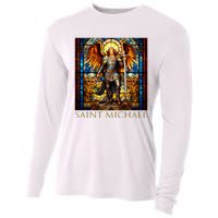 Saint Michael The Archangel Cooling Performance Long Sleeve Crew