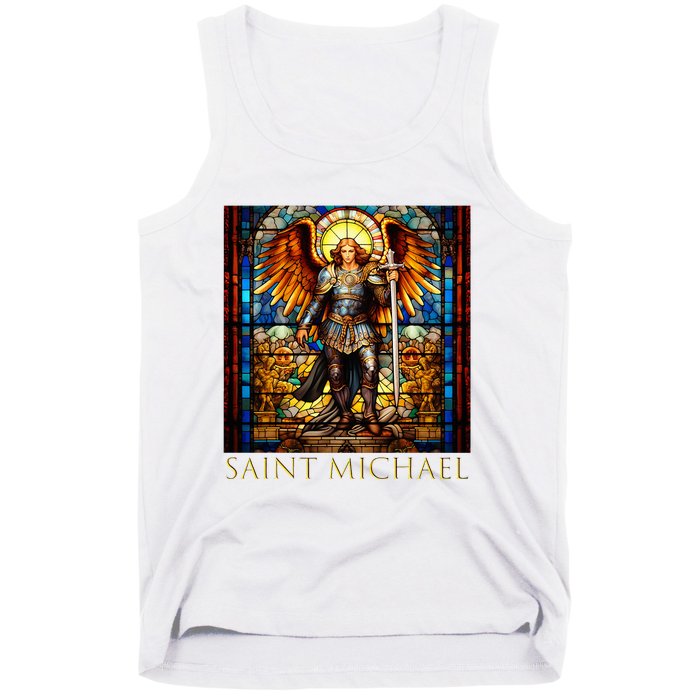 Saint Michael The Archangel Tank Top