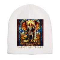 Saint Michael The Archangel Short Acrylic Beanie