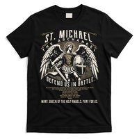 Saint Michael The Archangel Prayer Catholic Christian Pastor T-Shirt