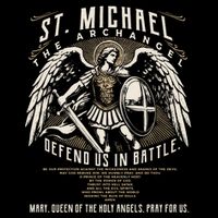 Saint Michael The Archangel Prayer Catholic Christian Pastor Bucket Hat