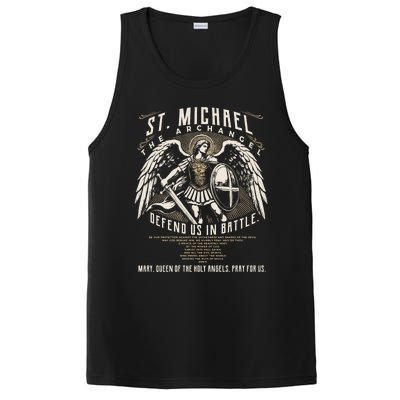 Saint Michael The Archangel Prayer Catholic Christian Pastor PosiCharge Competitor Tank