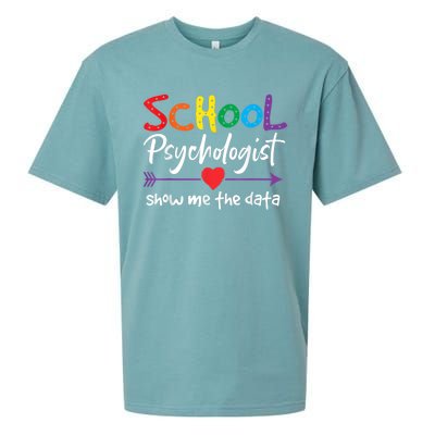 Show Me The Data School Psychologist Sueded Cloud Jersey T-Shirt