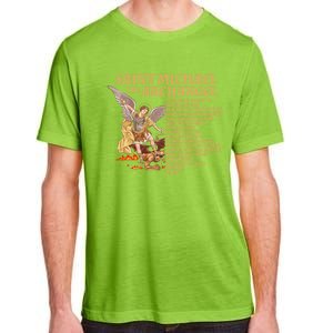 St Michael The Archangel Prayer Gift Adult ChromaSoft Performance T-Shirt