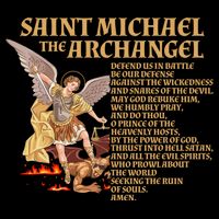 St Michael The Archangel Prayer Gift Cooling Performance Crew T-Shirt