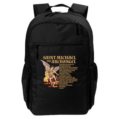 St Michael The Archangel Prayer Gift Backpack