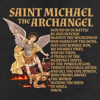 St Michael The Archangel Prayer Gift Adult Drive Performance Visor