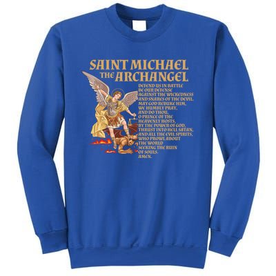 St Michael The Archangel Prayer Gift Sweatshirt