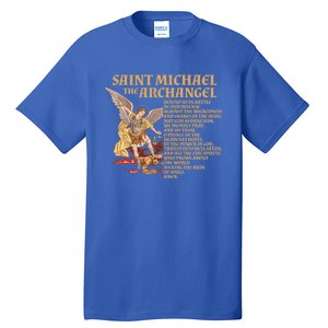 St Michael The Archangel Prayer Gift Tall T-Shirt