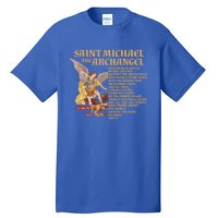 St Michael The Archangel Prayer Gift Tall T-Shirt