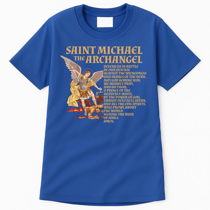 St Michael The Archangel Prayer Gift Tall T-Shirt