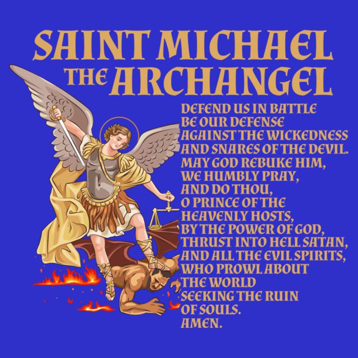 St Michael The Archangel Prayer Gift Baby Bodysuit