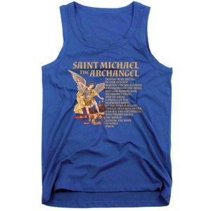 St Michael The Archangel Prayer Gift Tank Top