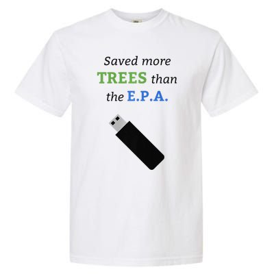 Saved More Trees Than The EPA Libertarian Earth Day Garment-Dyed Heavyweight T-Shirt