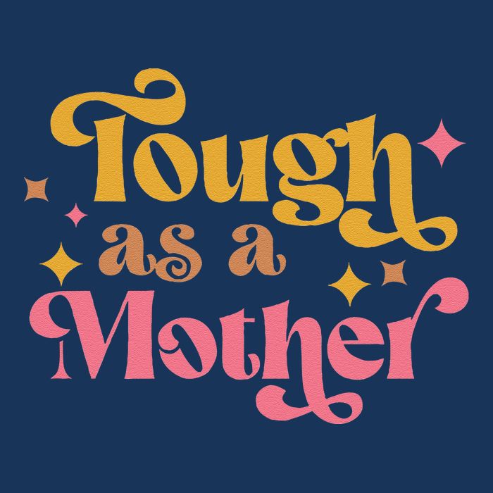 Strong Mom Tough As A Mother Retro MotherS Day 16 in Basic Backpack