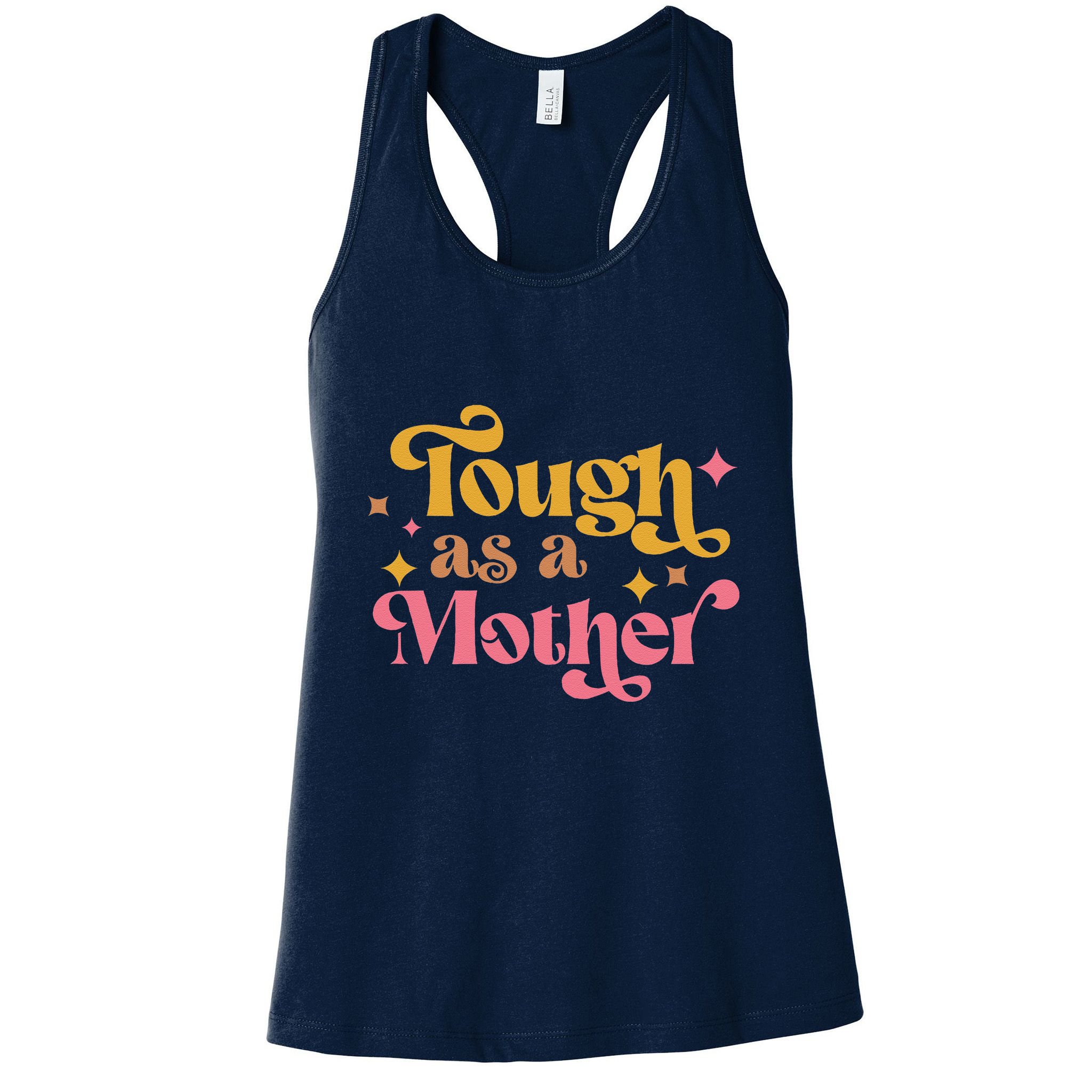 Strong Mom Tough As A Mother Retro MotherS Day Womens Tank Top