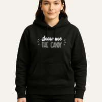 Show Me The Candy Funny Halloween Hoodie