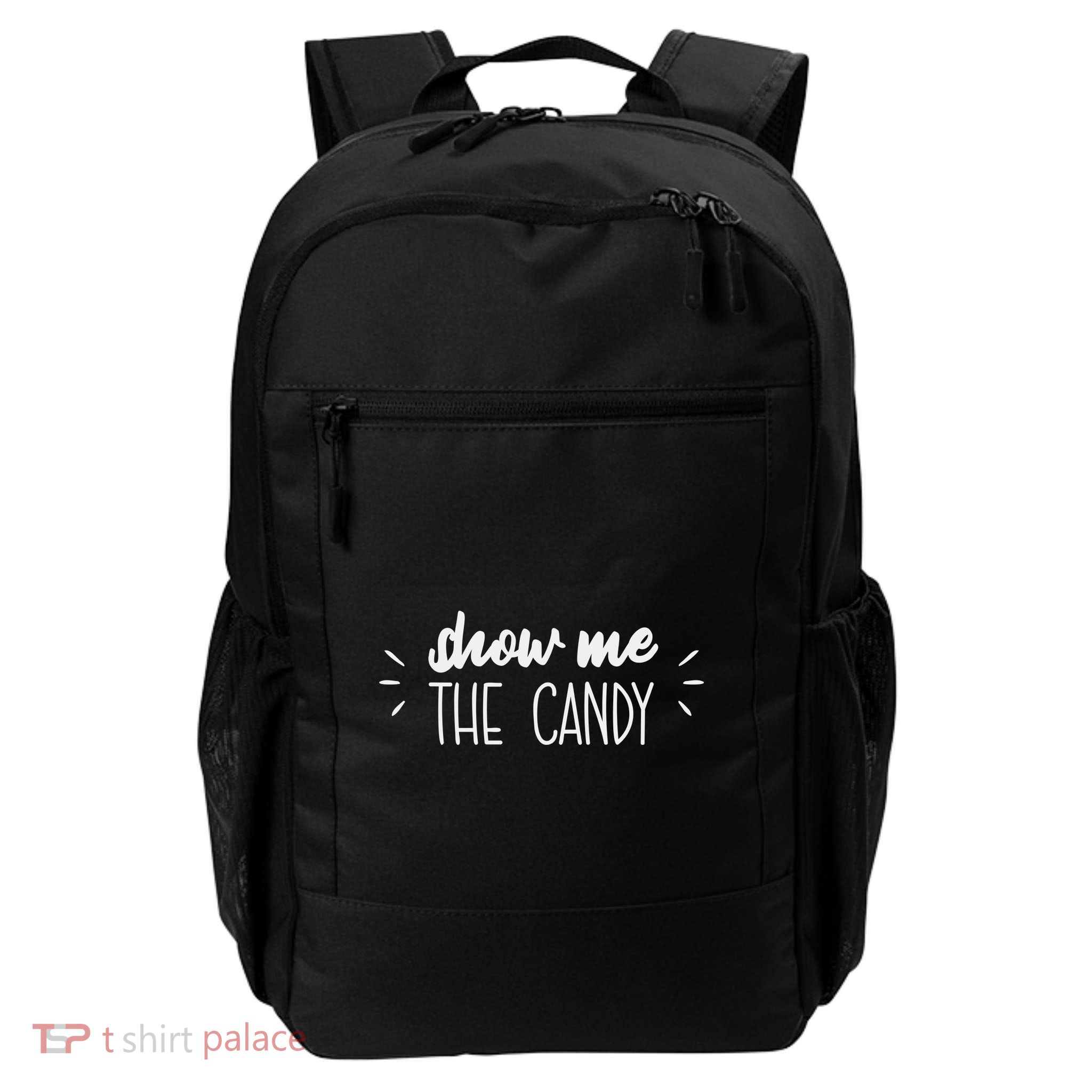 Show Me The Candy Funny Halloween Daily Commute Backpack
