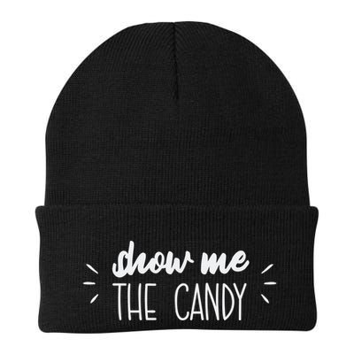 Show Me The Candy Funny Halloween Beanie