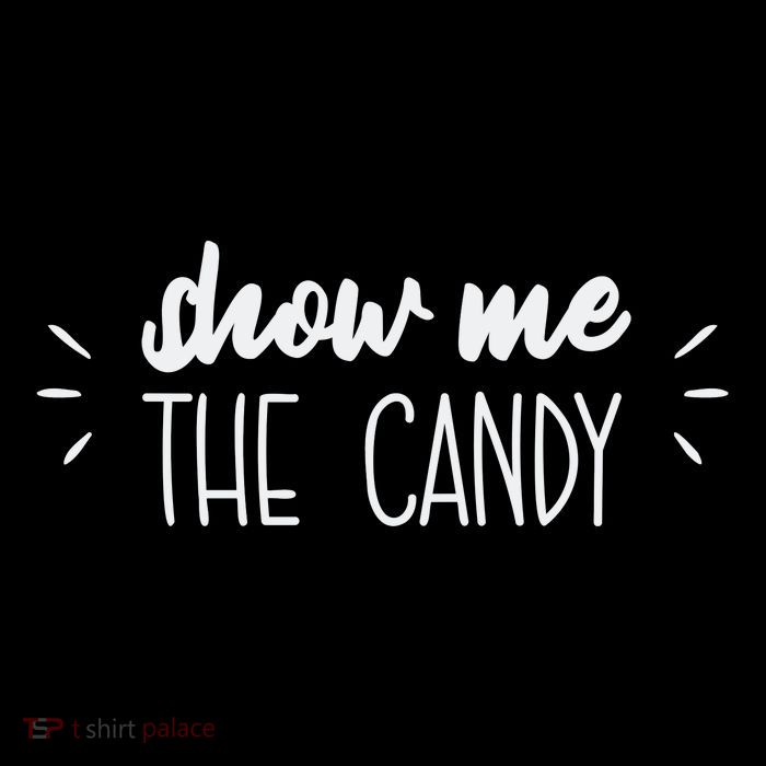 Show Me The Candy Funny Halloween Drawstring Bag