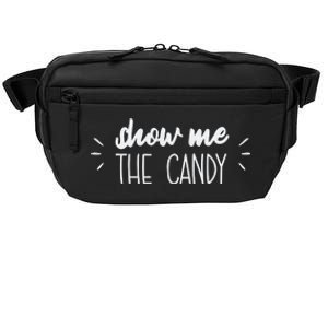 Show Me The Candy Funny Halloween Crossbody Pack