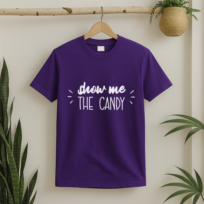 Show Me The Candy Funny Halloween T-Shirt