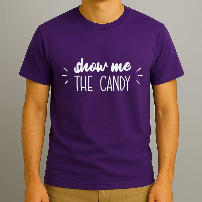 Show Me The Candy Funny Halloween T-Shirt