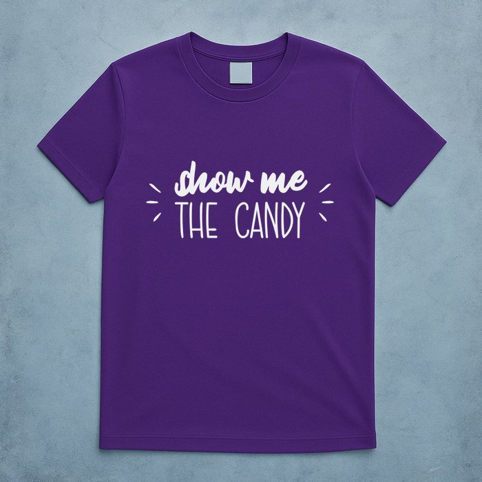Show Me The Candy Funny Halloween T-Shirt