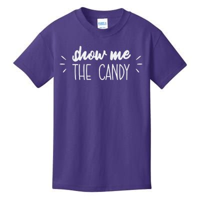 Show Me The Candy Funny Halloween Kids T-Shirt