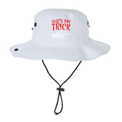 Shes My Trick Halloween Costume Skeleton Matching Couple Cute Gift Legacy Cool Fit Booney Bucket Hat