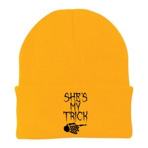 Shes My Trick Halloween Couples Matching Friend Costume Gift Knit Cap Winter Beanie