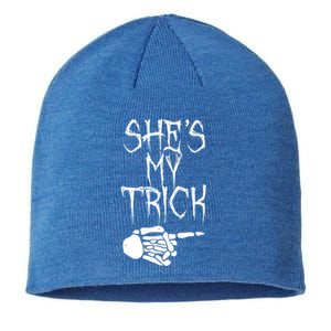 Shes My Trick Halloween Couples Matching Friend Costume Gift Sustainable Beanie