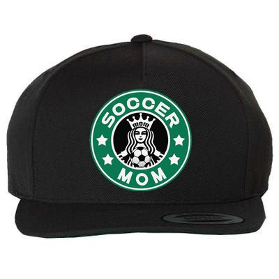 Soccer Mom Team Mom Best Mother Soccer Car Pool Wool Snapback Cap