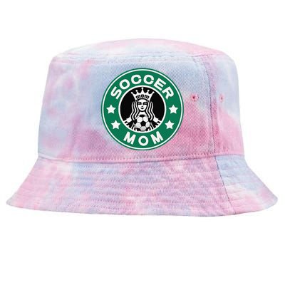 Soccer Mom Team Mom Best Mother Soccer Car Pool Tie-Dyed Bucket Hat