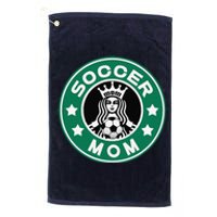 Soccer Mom Team Mom Best Mother Soccer Car Pool Platinum Collection Golf Towel