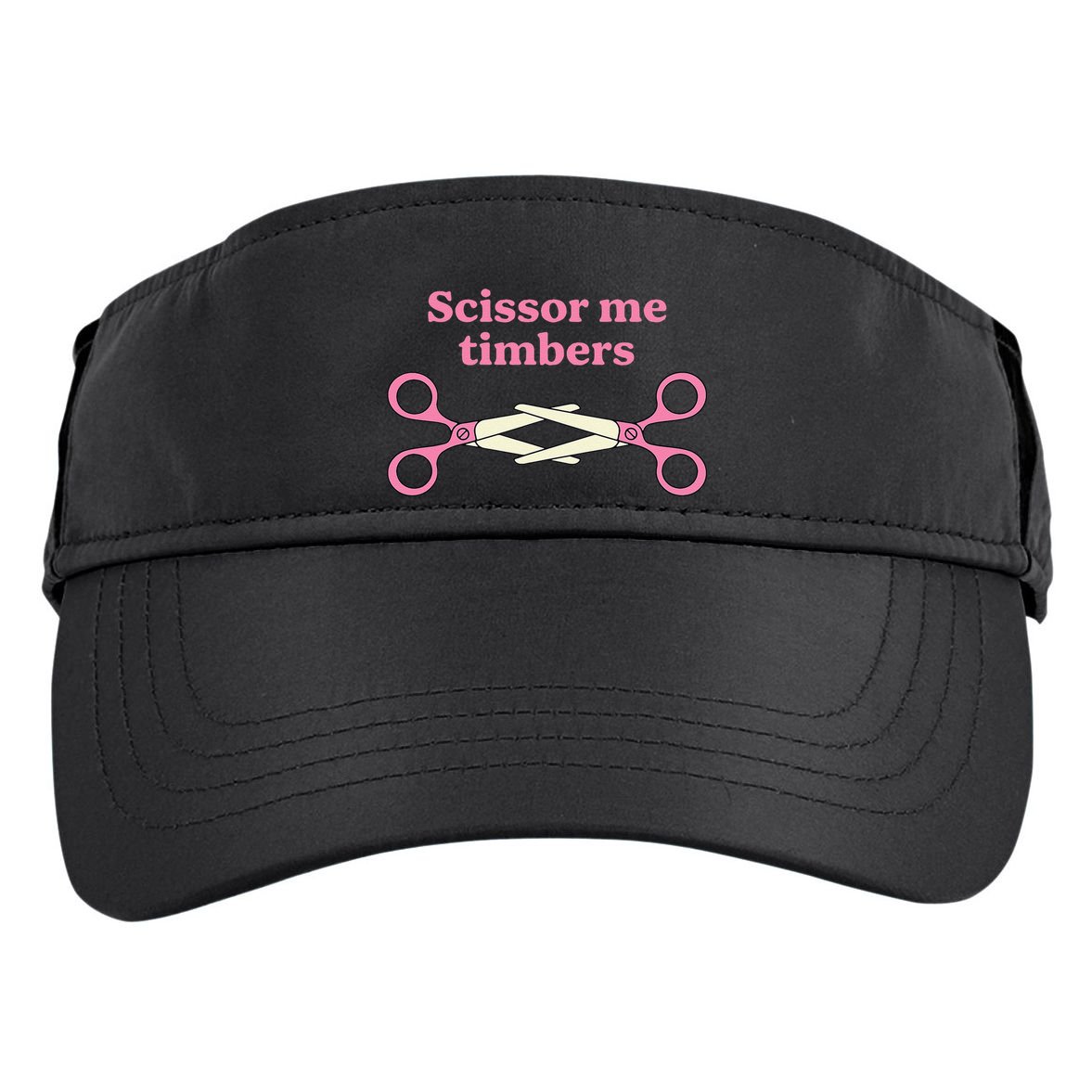 Scissor Me Timbers Adult Drive Performance Visor