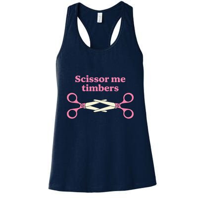 Scissor Me Timbers Womens Tank Top