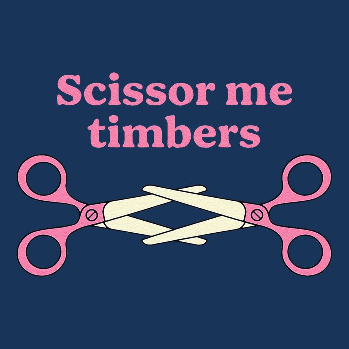Scissor Me Timbers Golf Towel