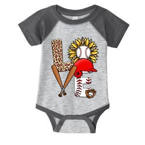 Softball Mom T Shirts, Love Soccer Leopard Sunflower Sports Ball Valentine Day Infant Baby Jersey Bodysuit