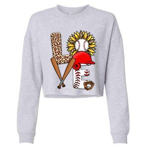 Softball Mom T Shirts, Love Soccer Leopard Sunflower Sports Ball Valentine Day Cropped Pullover Crew