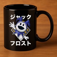 Shin Megami Tensei V: Vengeance Jack Frost Katakana Atlus 11oz C Handle Ceramic Mug